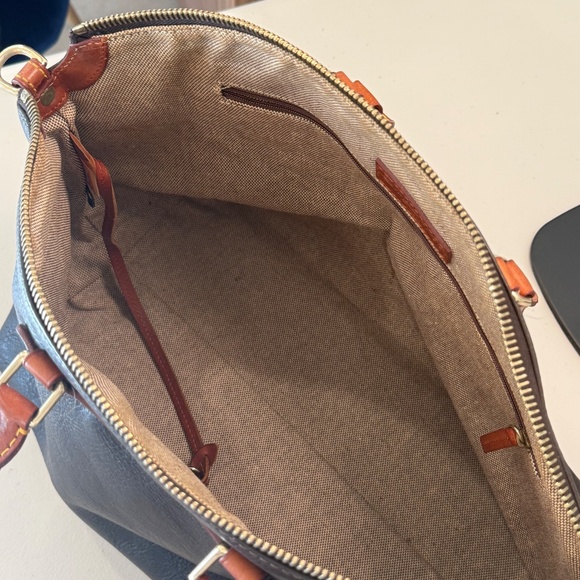 Dooney & Bourke Florentine Domed Satchel Chestnut - Picture 12 of 14